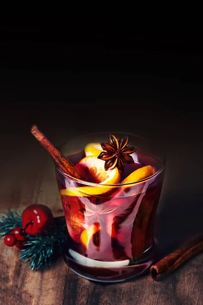 Kerstmis warme glühwein — Stockfoto