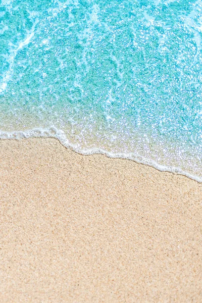 Myk bølge av blått hav – stockfoto