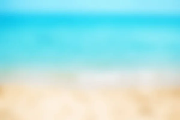 Абстрактное Размывание Красивого Пляжа Морского Пейзажа Фоне Дефокусированное Летнее Изображение — стоковое фото
