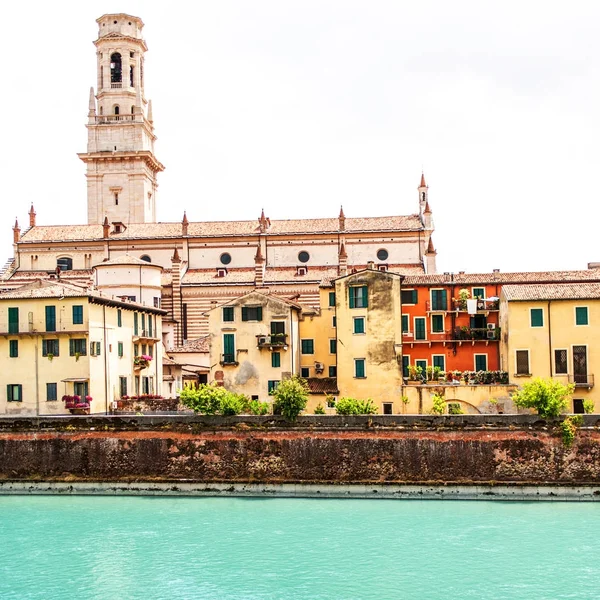 Verona Itália Junho 2017 Verona Região Veneto Vista Panorâmica Imagem — Fotografia de Stock