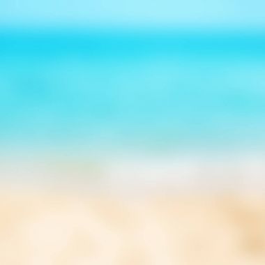 Soyut bulanıklık güzel tropikal plaj ve deniz manzara için arka plan - ufuk yaz görüntü