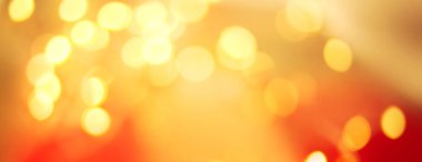 Soyut Noel ışık arka plan yok. Metniniz için boş kopya alanı ile kış kırmızı ve altın kavramı doku