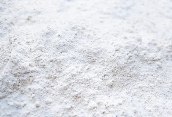 White Flour Powder Background Baking Preparation Top View Cooking Recipe — Stock Photo, Image