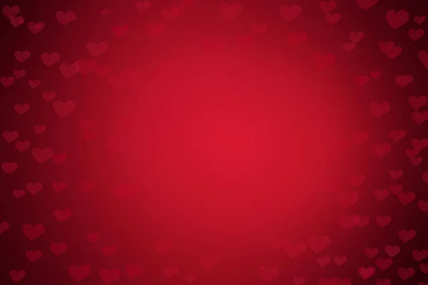 Fondo Abstracto Corazones Rojos Para Las Vacaciones San Valentín Corazones —  Fotos de Stock