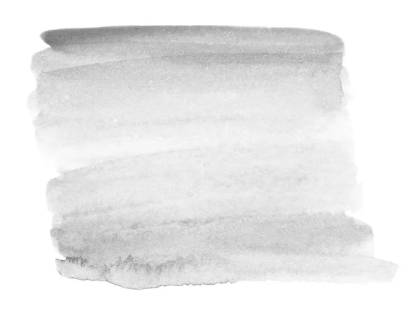 Teinture Aquarelle Gris Vif Abstrait Dessiné Main Fond Aquarelle Gris — Photo