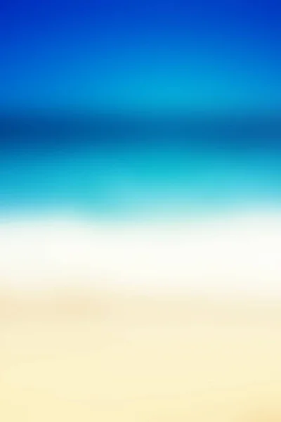 Desenfoque Abstracto Hermoso Paisaje Playa Tropical Mar Para Fondo Imagen —  Fotos de Stock