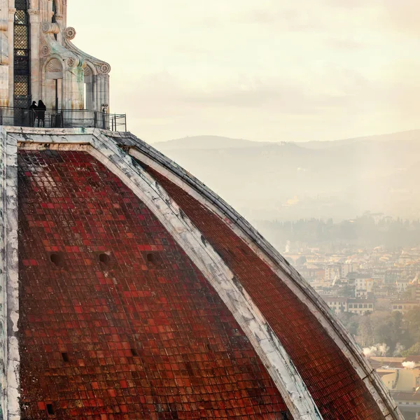 Utsikt Över Natursköna Katedralen Santa Maria Del Fiore Florens Italien — Stockfoto