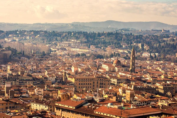 Panorama Paisagem Urbana Florença Toscana Itália — Fotografia de Stock