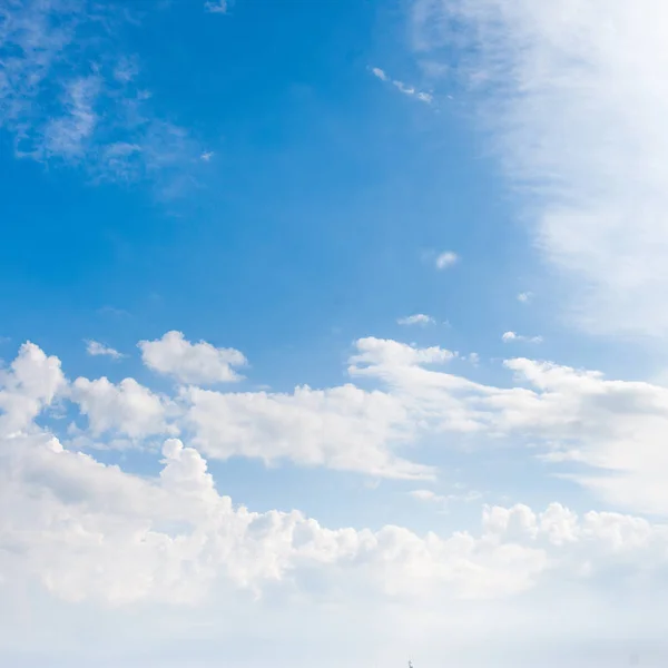 Soft White Clouds Blue Sky — Stock Photo, Image