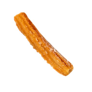 Geleneksel Churro beyaz arka planda izole edilmiş. Churro - Cuma