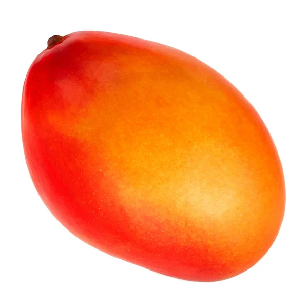 Mango Odizolowany Białym Tle Tropikalna Koncepcja Świeże Owoce Mango Zamknij — Zdjęcie stockowe