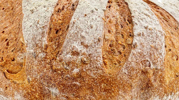 Padrão Pão Acabado Fazer Padaria Conceito Comida — Fotografia de Stock