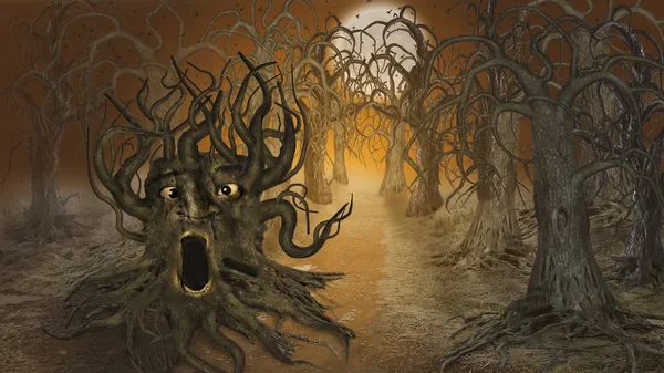 Orman bekçisi orman girişine korur