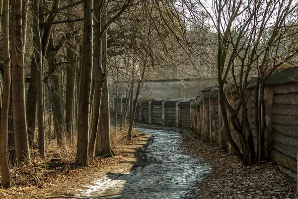 Silnice u kláštera — Stock fotografie