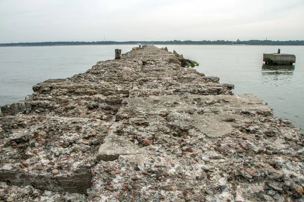 Molo nel Mar Baltico — Foto Stock