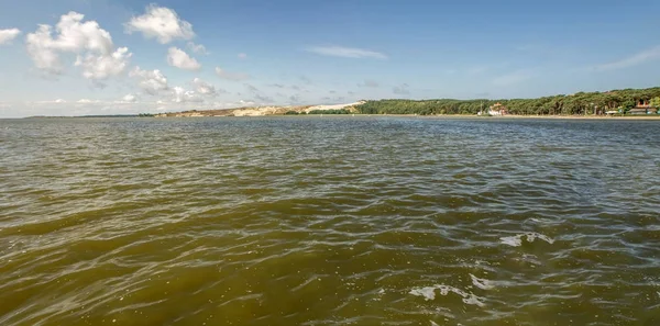 Panorama miasta Nida, w pobliżu Morza Bałtyckiego — Zdjęcie stockowe