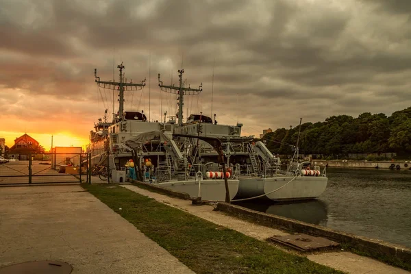 Boten in de haven — Stockfoto