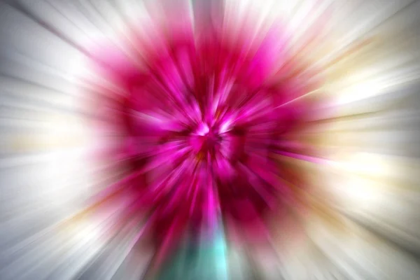 Körkörös geometriai rózsaszín fehér háttér. Absztrakt színes robbanás hatása. Centrikus mozgási minta. Színrobbanás — Stock Fotó