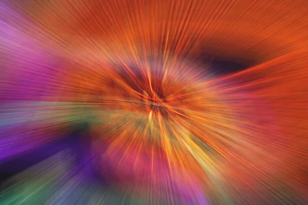 Körkörös geometriai multikolor homályos gradiens háttér. Absztrakt színes robbanás hatása. Centrikus mozgási minta. Piros, narancs, lila, zöld vegyes textúra. Színrobbanás — Stock Fotó