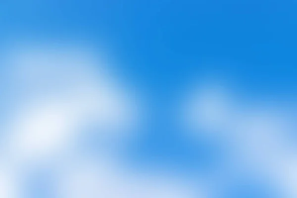 Blurred Defocused Beautiful Cloudy Sky Blue White Gradient Background — Stock Photo, Image