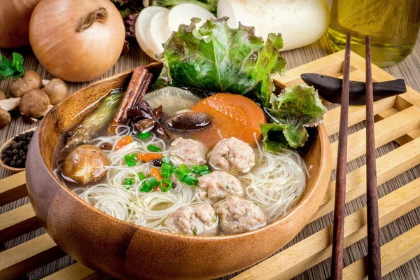 Tajski ramen noodle — Zdjęcie stockowe