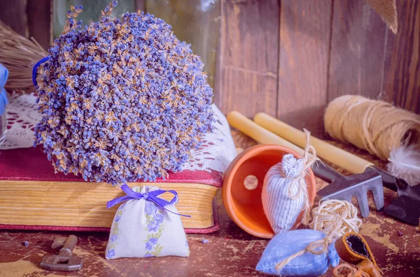 Ein Bund trockener Lavendel — Stockfoto