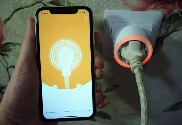 Conexión Eléctrica Smart — Foto de Stock