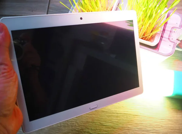 Akıllı Denetimi Tablet Paneli — Stok fotoğraf