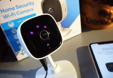 Ev güvenliği kablosuz kamera mobil aygıtı