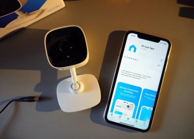 Ev güvenliği kablosuz kamera mobil aygıtı