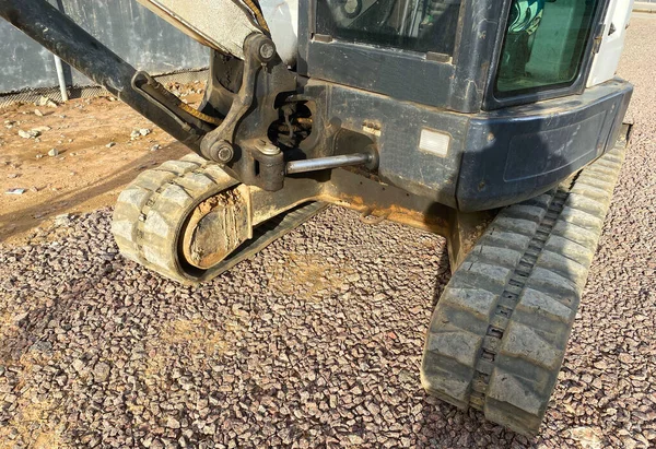 Small Excavator Construction Work — Stock Photo, Image