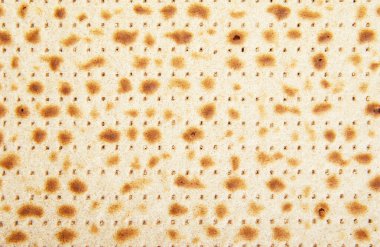 Pesah celebration concept - jewish Passover holiday Background texture from Matzo. View from above. clipart