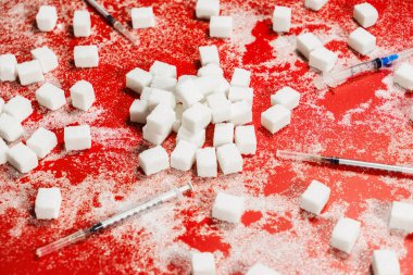 Şekersiz. Şeker hastalığı ve şeker bağımlılığı, kötü bir alışkanlığın tehlikesi.