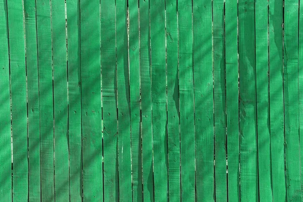 Dřevo Zelené Barvy Textury Abstraktní Dřevěné Batten Pozadí — Stock fotografie