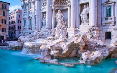 trevi Fountain Roma, İtalya 'da