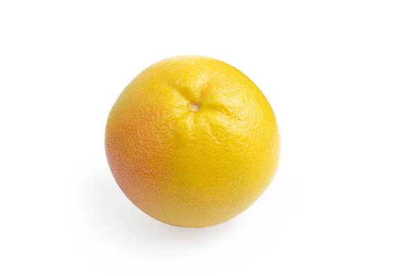 Isolado de toranja, citrinos sobre um fundo branco em recorte — Fotografia de Stock
