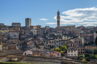 Çan kulesi Siena, İtalya, Piazza del Campo