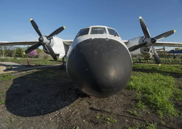 Aviões abandonados vista de close-up — Fotografia de Stock