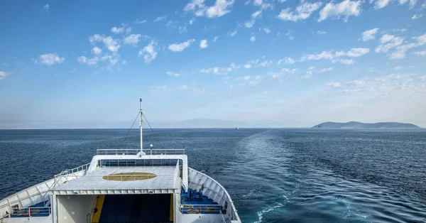 Barco de ferry cubierta — Foto de Stock