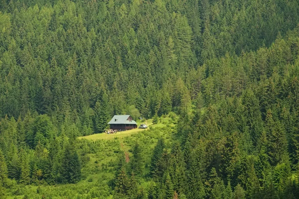 Górski dom turystyczny Narodów — Zdjęcie stockowe