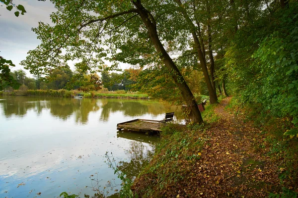 Jesień Jezioro fot. — Zdjęcie stockowe
