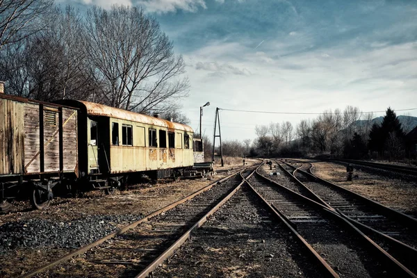 古い鉄道を放棄 — ストック写真