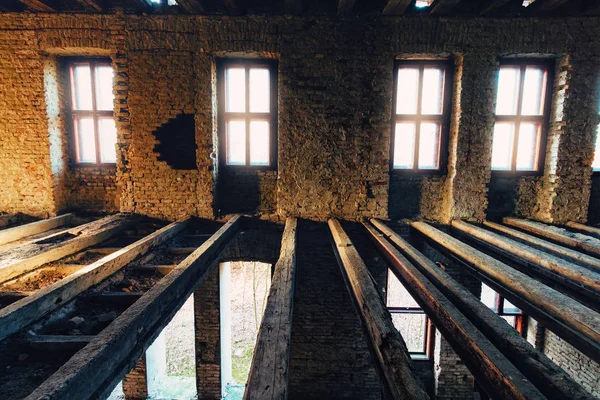 Abandoned building room — Stock Photo, Image