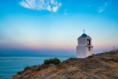 Yunanistan 'ın Chalkidiki Adası kıyısındaki Şapel