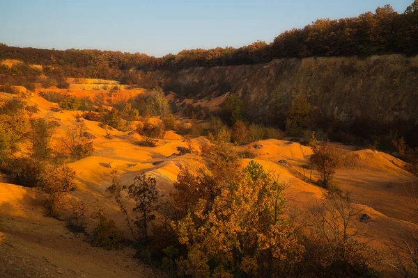 Miniera Bauxite Cielo Aperto Abbandonata — Foto Stock