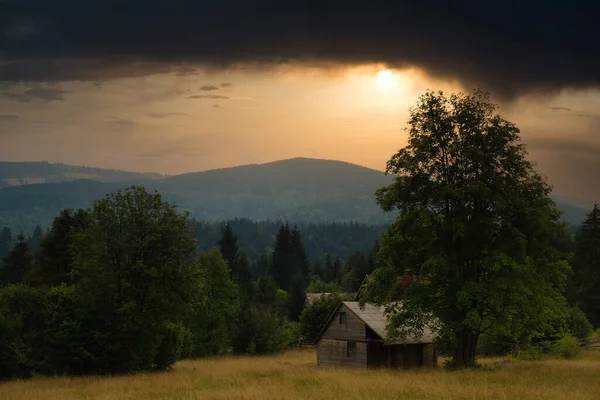 Alte Hütte Auf Dem Feld Siebenbürgen Rumänien — Stockfoto