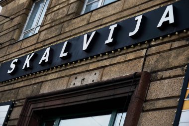 Şehir merkezinde eski Sovyetler Birliği Sineması