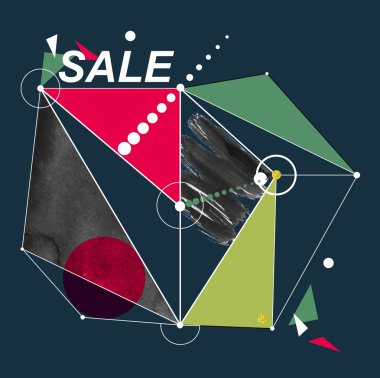 Renkli satışı büyük başlığı