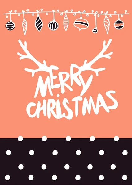 Mary Christmas belettering — Stockvector