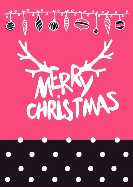 Mary Christmas belettering — Stockvector